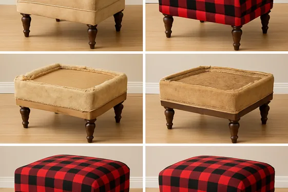 Revive Vintage Pieces with Buffalo Plaid Fabric illustration