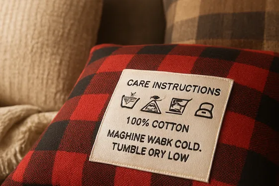 Quick Facts About Caring for Buffalo Plaid Fabrics illustration