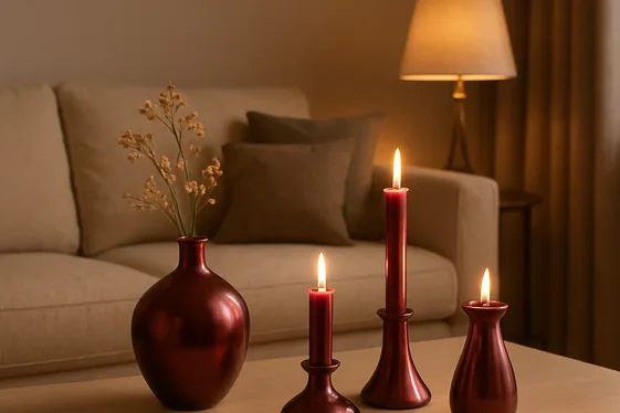 Quick Ways to Accessorize with Burgundy Metallics illustration