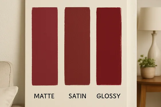 Quick Facts About Burgundy Paint Finishes in Living Rooms illustration