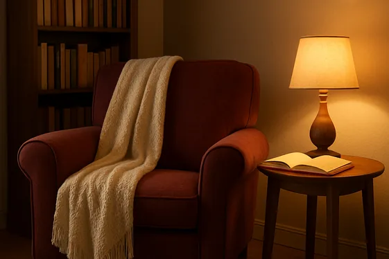 Creating a Burgundy Reading Nook illustration