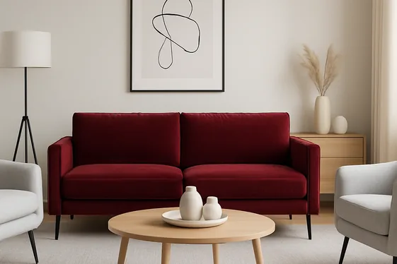 Incorporating Burgundy Statement Furniture Without Overwhelming illustration