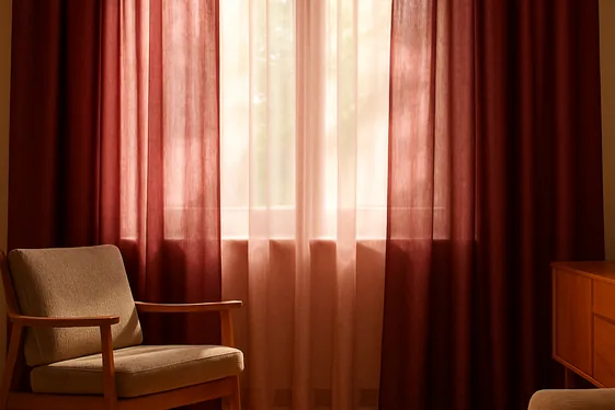 Pairing Burgundy Curtains with Natural Light for a Perfect Glow illustration