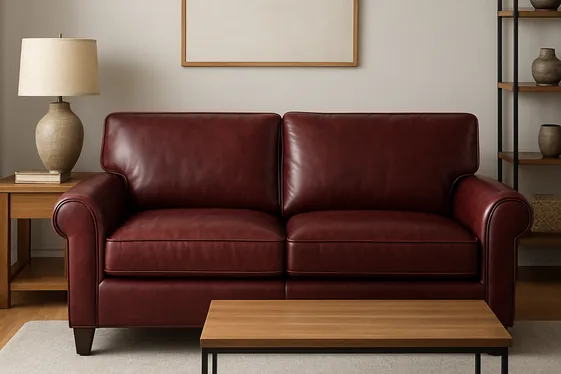 Key Facts About Burgundy Leather Furniture illustration