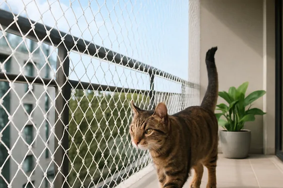 Add a Secure Balcony Net to Prevent Falls illustration