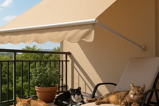 Install a Weatherproof Shade Cover illustration