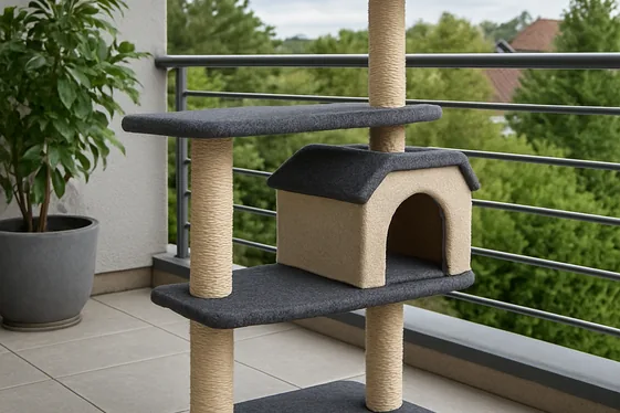 Incorporate Climbing Trees and Scratching Posts illustration