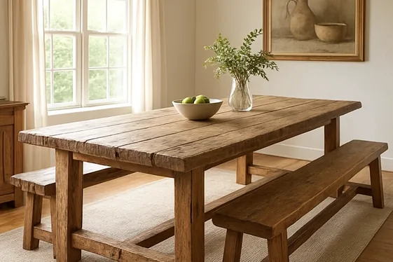 Go Big with a Farmhouse Table for Warmth and Space illustration
