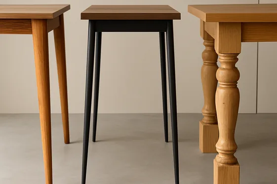 Quick Tip: Choosing the Right Table Leg Style illustration