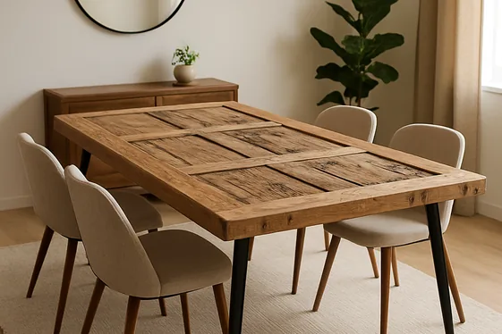Blend Vintage and Modern with Repurposed Tables illustration