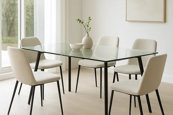 Sleek Glass Tops for a Modern and Airy Feel illustration