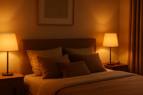 Select Soft Lighting for Warm Ambiance illustration