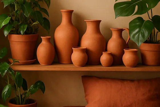 Use Terracotta Accents for Depth and Warmth illustration