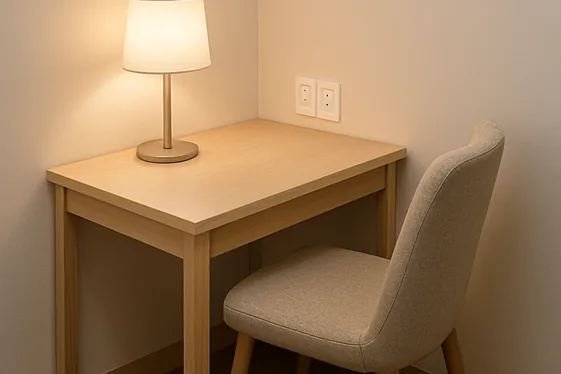 Include a Small Workspace for Convenience illustration