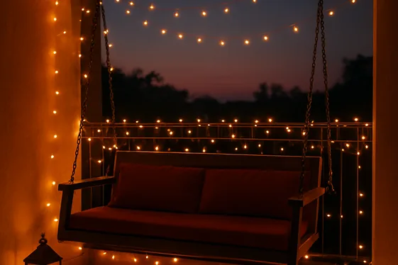 Combine a Jhula with Planters for a Green Balcony Oasis illustration