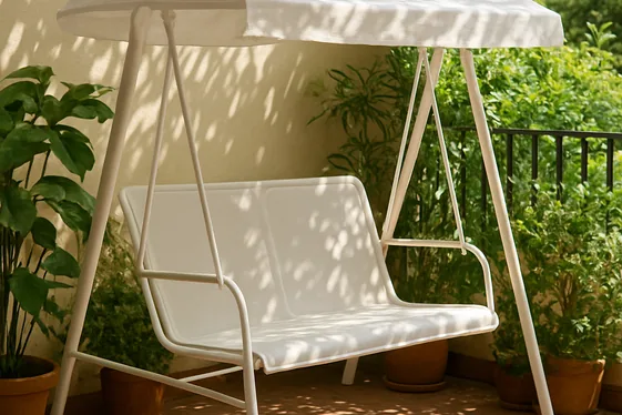 Transform Your Balcony with a Canopy Jhula for Shade illustration