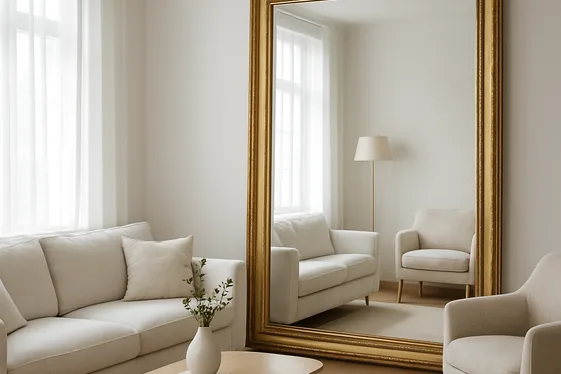 Selecting Gold-Framed Mirrors for Light and Space illustration