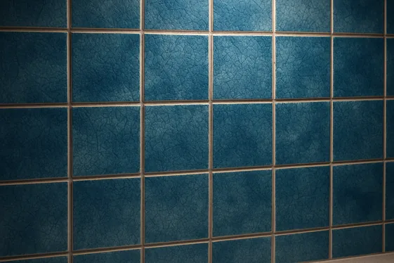 Using Blue Crackle Tiles for Texture and Depth illustration