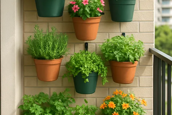 Add Vertical Gardens to Boost Green Space illustration