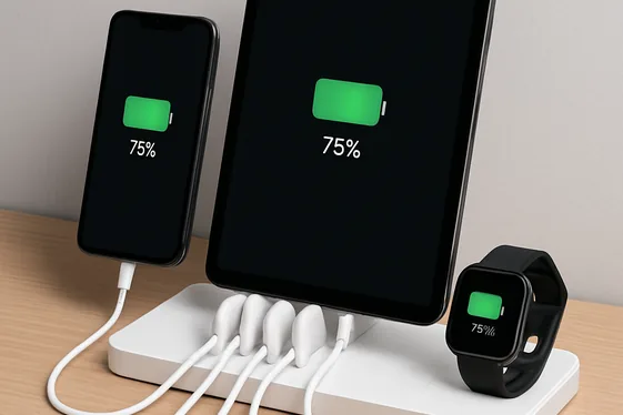 Set Up a Tech Charging Station illustration