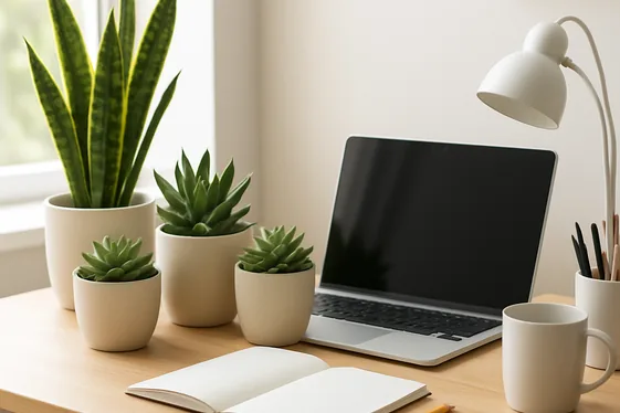 Add Greenery to Boost Mood and Air Quality illustration