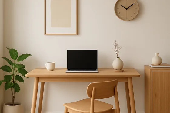 Choose Minimalist Decor for a Calm Environment illustration