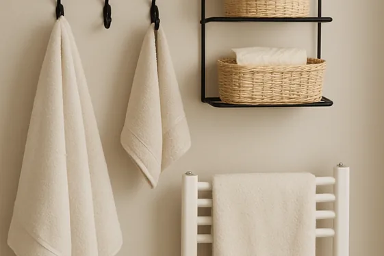 Add Hooks and Wall Racks for Small Items illustration