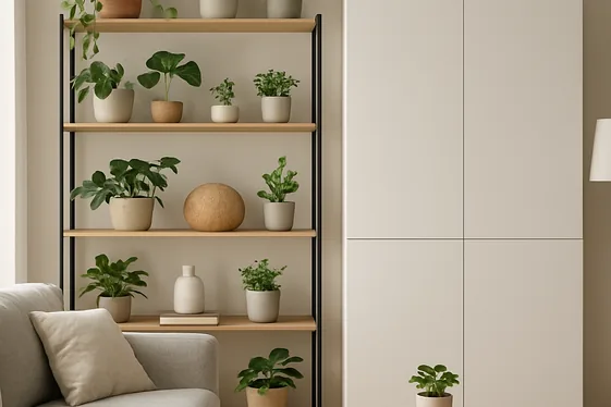 Comparison of Open Shelving vs Closed Cabinets illustration