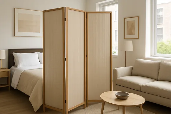 Install a Room Divider for Privacy illustration