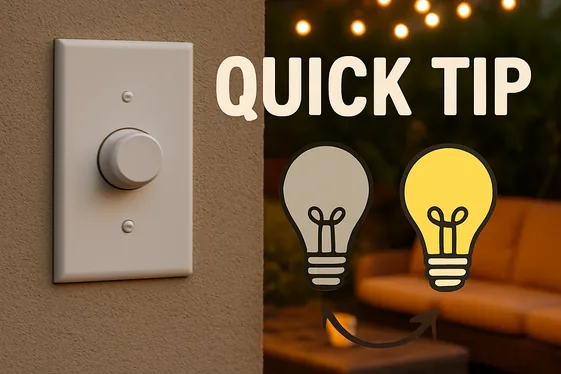 Quick Tip: Use Dimmable Bulbs for Ambience Control illustration