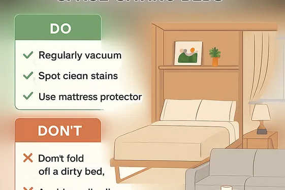 Do and Don’t: Maintaining Your Space-Saving Bed illustration