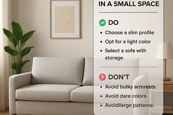 Do and Don’t: Choosing the Right Sleeper Sofa illustration