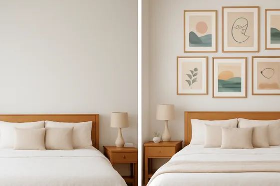 Transform Your Walls with Art or Gallery Spaces illustration