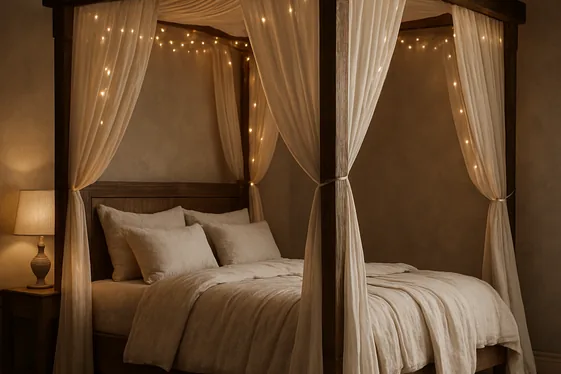 Add a Canopy or Statement Bed Frame illustration
