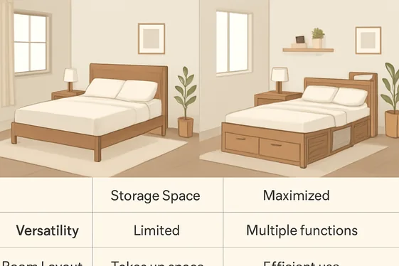 Use Multifunctional Furniture to Maximize Space illustration