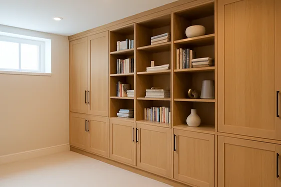 Maximize Space with Built-In Storage Walls illustration