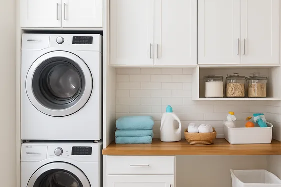 Incorporate a Multi-Functional Laundry Area illustration