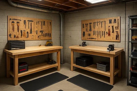 Set Up an Efficient Home Workshop illustration