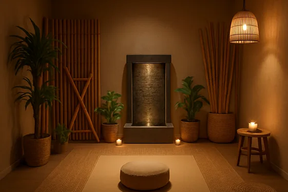 Create a Zen Meditation and Yoga Space illustration