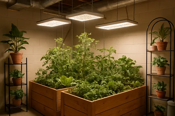 Go Green with an Indoor Garden and Greenhouse illustration