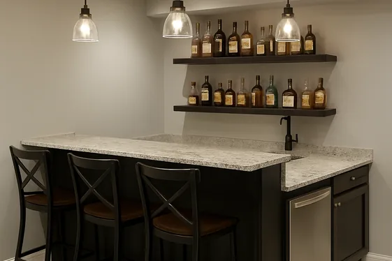 Build a Mini Bar to Host Your Friends illustration