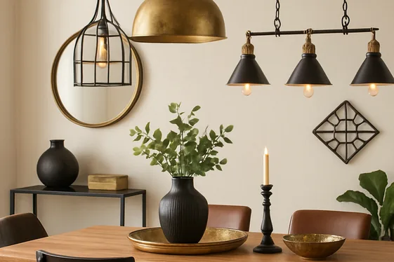Mixed Metal Fixtures for Eclectic Style illustration