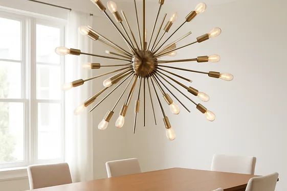 Statement Sputnik Chandeliers for Mid-Century Cool illustration