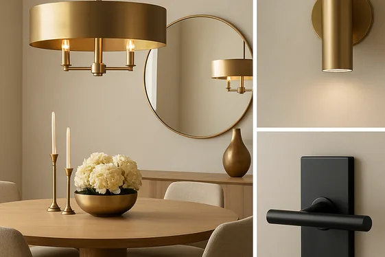 Play with Metallic Accents illustration
