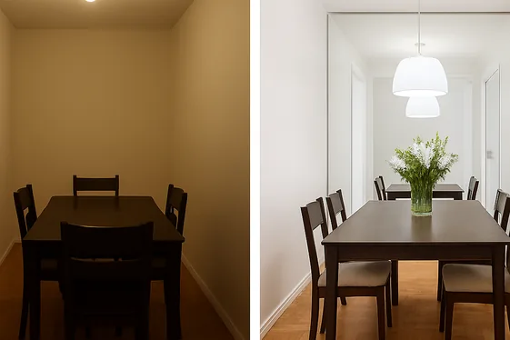 Transform with Mirrored Walls illustration