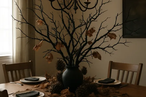 Incorporate Natural Elements Like Branches and Leaves illustration