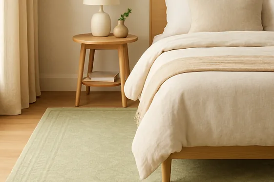 Quick Tip: Using Light Green Rugs to Tie the Room Together illustration