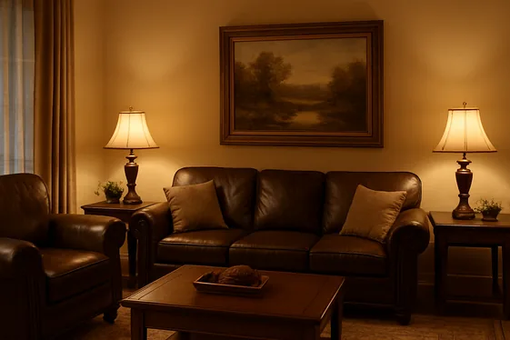 Warm Beige with Dark Chocolate: Classic Comfort illustration