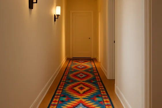 Add Pops of Color With Runners and Rugs illustration