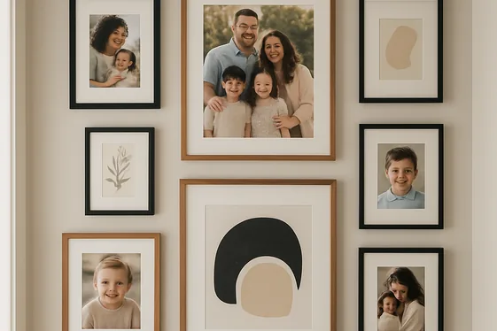Create a Gallery Wall for Visual Interest illustration